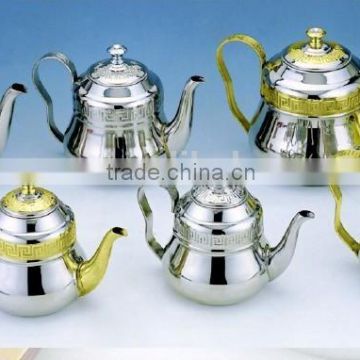 Promotion Mirro Polish Stainless Steel TotemTeapot 0.75L 1.0L 1.5L