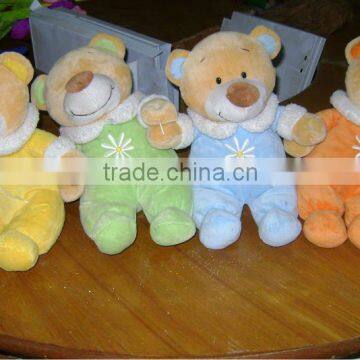 30cm nice lovely 4-colour stuffed plush teddy bear with suits