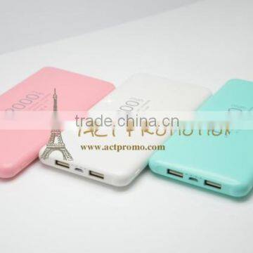 colorful power bank large capacity power bank 10000mah