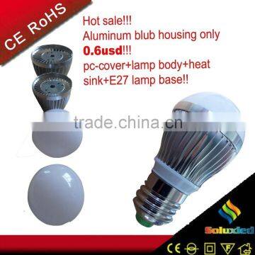 aluminum bulb housing parts 3-15w