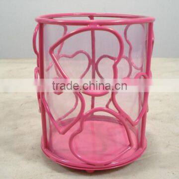 valentine pillar candle holder, valentine candle holders with tea light, Valentine gift, Valentine Decorations