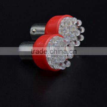Car Bulb 1W DC12V BA15D 12 x 2 LED Red Car Lights Motorcycle Indicator Light/Brake Light/Tail Light photo-2