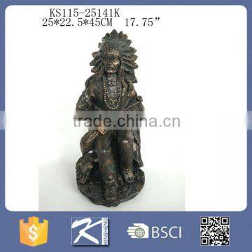 Native American Indian Sculpture Bronze Indian Statues For Sale