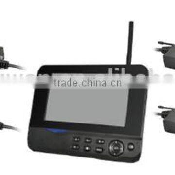 CTR40674,7" Digital Wireless Monitor with socking cup braket + transmitter box*4pcs for truck, heavy duty one to four