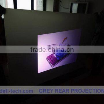 Dark gray rear projection screen vinyl