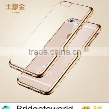 Luxury Ultrathin Electroplating Frame TPU Soft Clear Case Skin For iPhone 6 6S