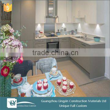 2015 UV satin Lacquer color combination Kitchen Cabinet,Kitchen Furniture,Kitchen Cabinetry For African Cabinets Project