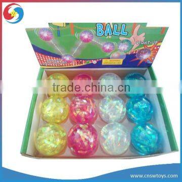 YD3206718 12PCS 7.5cm Flashing Body Bounce Sport Ball