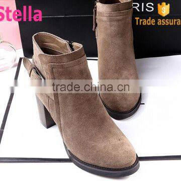 top selling chunky heel suede online boots shoes