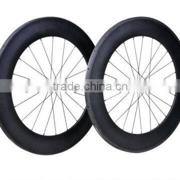 2015 Super Light Weight Carbon Road Bike Wheelset, Professional 88mm Carbon Clincher Wheels