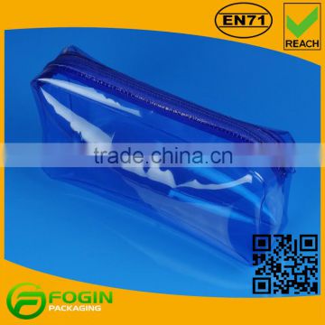 blue pvc packaging bag with zipper                        
                                                                                Supplier's Choice