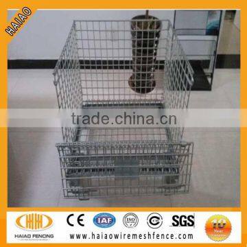 Galvanized collapsible metal storage boxes in China