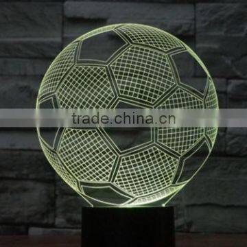 59-Football Model Night Light 3d Lamp Colorful 3d Illusion Art Lamp 3d Acrylic Sculpture Lamp photo-4