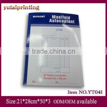 Bill of order bill of lading cargo bill printing bill of invoice Invoice and Statement Book multi-ply carbonless receipt form cu