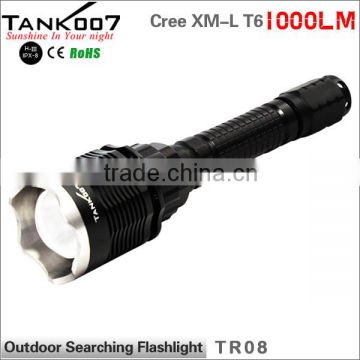 Super bright 1000 lumen outdoor searching/work LED flashlight torch