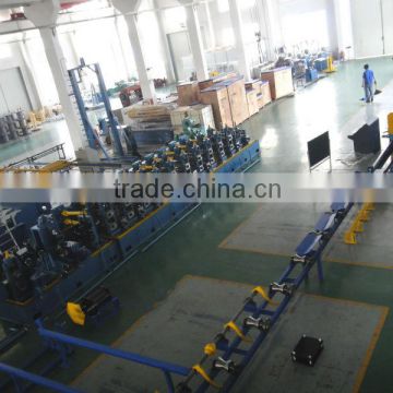 High frequency welded tube production line