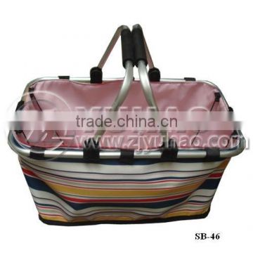 Foldable Aluminum Shopping Basket