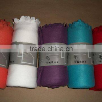 various solid color polar fleece gifts Promotional Blanket