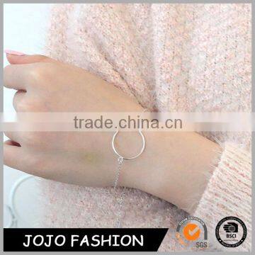 Wholesale custom jewelry fashion silver jewelry chain bracelet for women