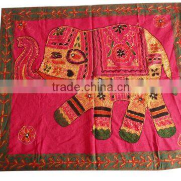 RTWH-11 Hot Sale Festive home decoration Indian wall hangings Elephant and embroidery design From Jaipur Rajasthan