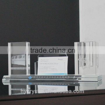 2016 new crystal office furniture executive stationery table desk set