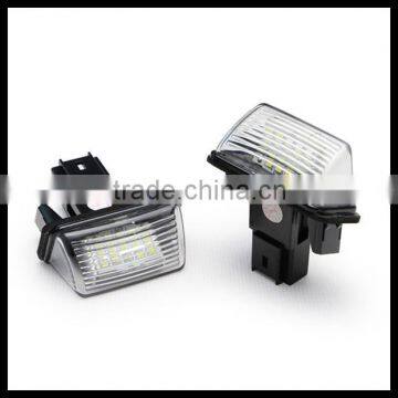 For PEUGEOT 206 207 407 406 307 308 5008 Partner Tepee Special Led License Plate Lamp 18 SMD LED License Light