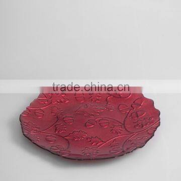 SAMYO Machine Made Colored Curved Glass Plate photo-2