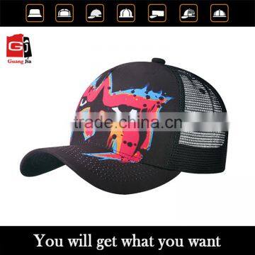 Printed Design Customize Mesh Trucker Baseball Cap