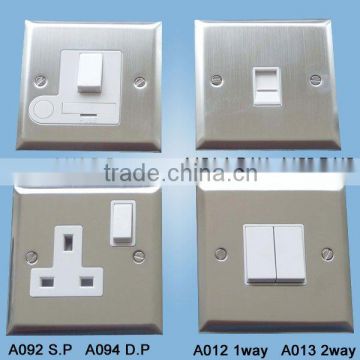 Stainless steel light Wall Switch