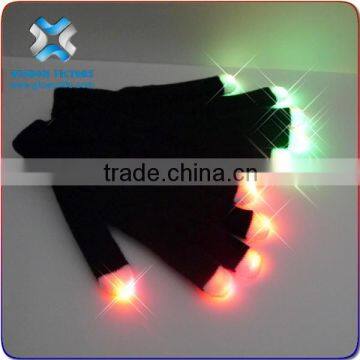 2016 christmas High Quality MultiColor Magic Light Up Gloves,led gloves