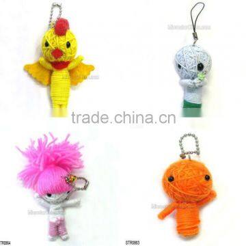 high quality revenge custom pull string voodoo doll with chain for sale