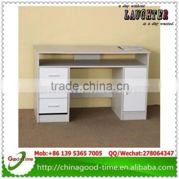 high quality wooden computer table with drawers