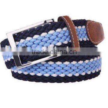 Fashion man braided designer belt