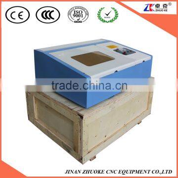 40W 50W 60W CO2 Mini Acrylic Laser Engraving Machine 300*300MM With Honey Comb Table Infrared Positioning System ZK-3030