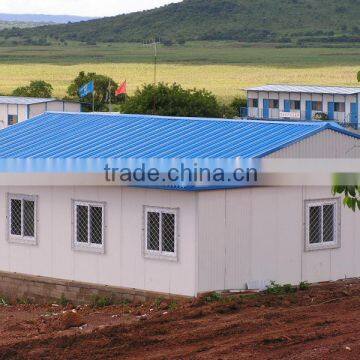 prefab shed as office and dormitory