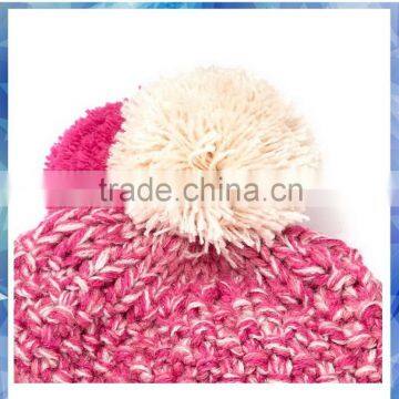 Girls Kitty Embellished Customizable Hats/knit Hat With Ball Top/kitty Hat photo-4