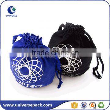 Round bottom drawstring 100% recycled cotton bags