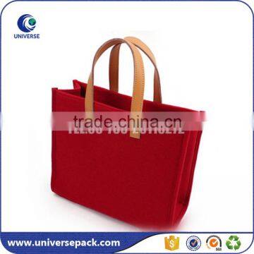 Reusable recycled felt bag for women