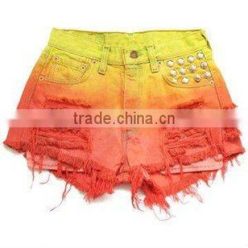 Ladies 100% cotton denim short pant