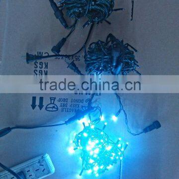 10m 100led LED Christmas light of green color for decoration with high quality outdoor christmas decoration light