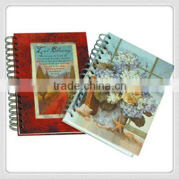 custom printed spiral notebook