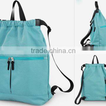 Colorful Nylon Drawstring College Bag Models Young Designs