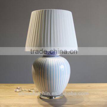 New promotion wholesale ceramic based mfga table lamp / ceramic table lamp / study table lamp