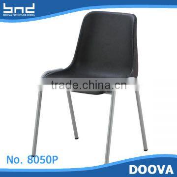 Hot selling plastic chair with iron legs cheap office chair