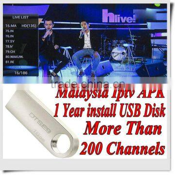 128M USB Free Shipping Malaysia iptv box account Malaysia Sports channels with 1/3/6/12 months validity HDTV MyIptv