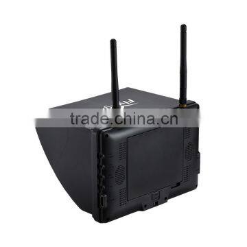 7 inch FPV diversity receiver monitor with foldable sun hood