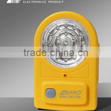 HK-719B Small Night Light With 4V 1.4Ah Sealed Lead-acid Rechargeable Battery