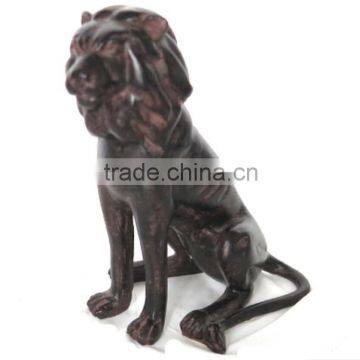 2015 hot sale african style art sculpture lion statues home decoration for sale