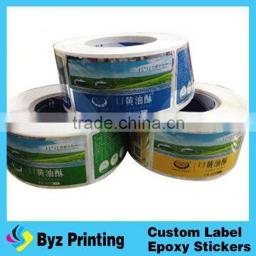Printing Custom Adhesive Waterproof Logo Roll Freezer Food Labels.