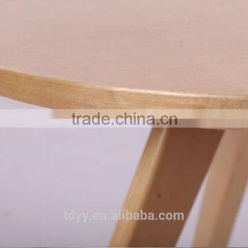 TDCT-60 Round Plywood Dining Room Cafe Table With Birch Veneer photo-3